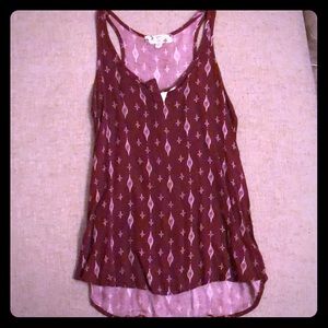 Burgundy Tank Top